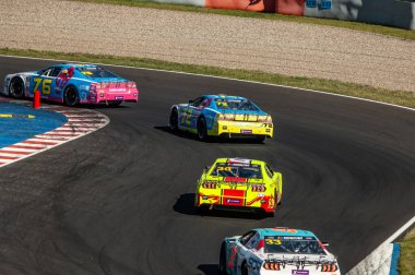 Çoğu, Çek Cumhuriyeti - 08 31 2025: Yarış arabaları için Avrupa Kupası