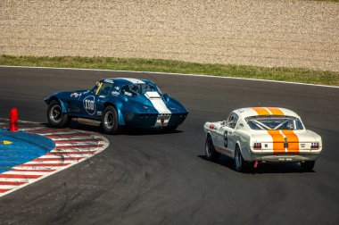 Çoğu, Çek Cumhuriyeti - 08 31 2025: Yarış arabaları için Avrupa Kupası