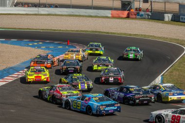 Çoğu, Çek Cumhuriyeti - 08 31 2025: Yarış arabaları için Avrupa Kupası