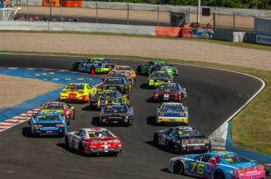 Çoğu, Çek Cumhuriyeti - 08 31 2025: Yarış arabaları için Avrupa Kupası