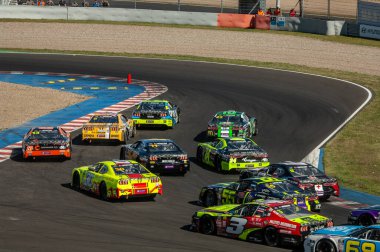 Çoğu, Çek Cumhuriyeti - 08 31 2025: Yarış arabaları için Avrupa Kupası