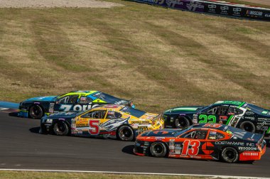 Çoğu, Çek Cumhuriyeti - 08 31 2025: Yarış arabaları için Avrupa Kupası