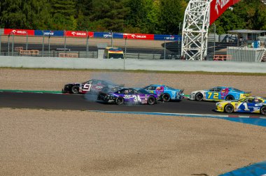 Çoğu, Çek Cumhuriyeti - 08 31 2025: Yarış arabaları için Avrupa Kupası