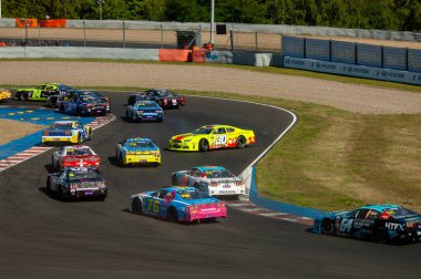 Çoğu, Çek Cumhuriyeti - 08 31 2025: Yarış arabaları için Avrupa Kupası