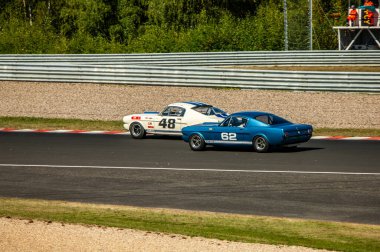 Çoğu, Çek Cumhuriyeti - 08 31 2025: Yarış arabaları için Avrupa Kupası