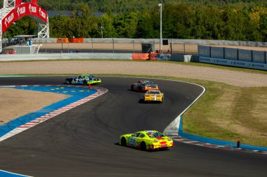 Çoğu, Çek Cumhuriyeti - 08 31 2025: Yarış arabaları için Avrupa Kupası