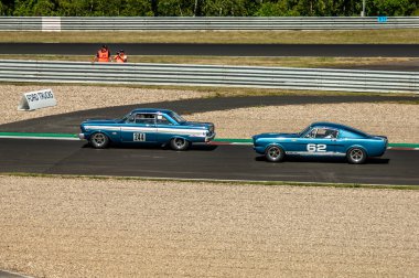 Çoğu, Çek Cumhuriyeti - 08 31 2025: Yarış arabaları için Avrupa Kupası