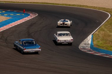 Çoğu, Çek Cumhuriyeti - 08 31 2025: Yarış arabaları için Avrupa Kupası