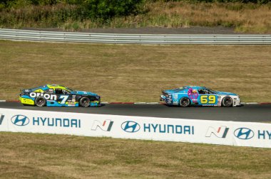 Çoğu, Çek Cumhuriyeti - 08 31 2025: Yarış arabaları için Avrupa Kupası