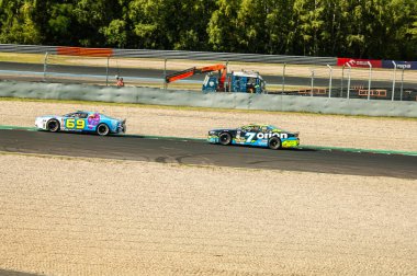 Çoğu, Çek Cumhuriyeti - 08 31 2025: Yarış arabaları için Avrupa Kupası