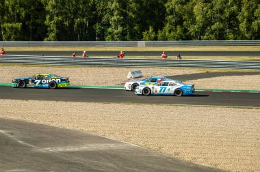 Çoğu, Çek Cumhuriyeti - 08 31 2025: Yarış arabaları için Avrupa Kupası