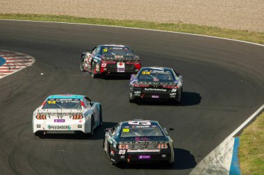 Çoğu, Çek Cumhuriyeti - 08 31 2025: Yarış arabaları için Avrupa Kupası