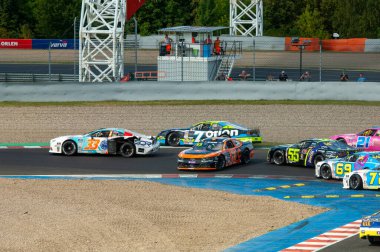 Çoğu, Çek Cumhuriyeti - 08 31 2025: Yarış arabaları için Avrupa Kupası