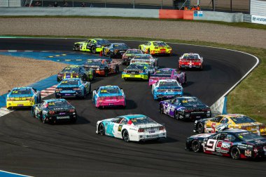 Çoğu, Çek Cumhuriyeti - 08 31 2025: Yarış arabaları için Avrupa Kupası