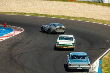 Çoğu, Çek Cumhuriyeti - 08 31 2025: Yarış arabaları için Avrupa Kupası