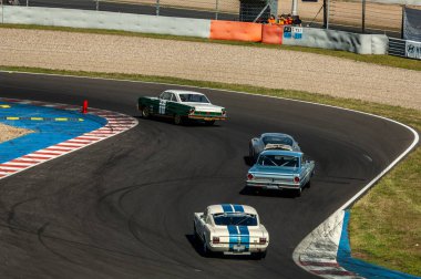 Çoğu, Çek Cumhuriyeti - 31 Ağustos 2025: Klasik yarış arabaları için Avrupa Kupası