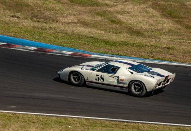 Çoğu, Çek Cumhuriyeti - 31 Ağustos 2025: Klasik yarış arabaları için Avrupa Kupası