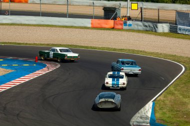 Çoğu, Çek Cumhuriyeti - 31 Ağustos 2025: Klasik yarış arabaları için Avrupa Kupası