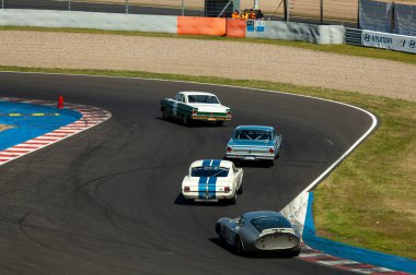 Çoğu, Çek Cumhuriyeti - 31 Ağustos 2025: Klasik yarış arabaları için Avrupa Kupası