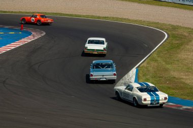 Çoğu, Çek Cumhuriyeti - 31 Ağustos 2025: Klasik yarış arabaları için Avrupa Kupası