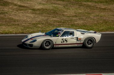 Çoğu, Çek Cumhuriyeti - 31 Ağustos 2025: Klasik yarış arabaları için Avrupa Kupası