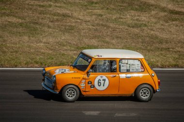 Çoğu, Çek Cumhuriyeti - 31 Ağustos 2025: Klasik yarış arabaları için Avrupa Kupası