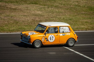 Çoğu, Çek Cumhuriyeti - 31 Ağustos 2025: Klasik yarış arabaları için Avrupa Kupası