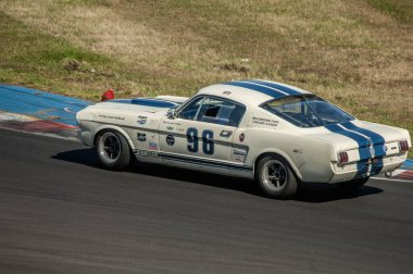 Çoğu, Çek Cumhuriyeti - 31 Ağustos 2025: Klasik yarış arabaları için Avrupa Kupası