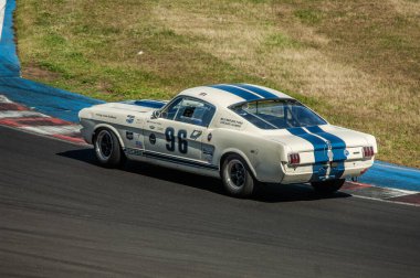 Çoğu, Çek Cumhuriyeti - 31 Ağustos 2025: Klasik yarış arabaları için Avrupa Kupası