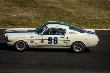 Çoğu, Çek Cumhuriyeti - 31 Ağustos 2025: Klasik yarış arabaları için Avrupa Kupası