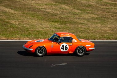 Çoğu, Çek Cumhuriyeti - 31 Ağustos 2025: Klasik yarış arabaları için Avrupa Kupası