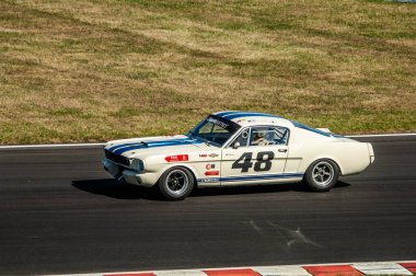 Çoğu, Çek Cumhuriyeti - 31 Ağustos 2025: Klasik yarış arabaları için Avrupa Kupası