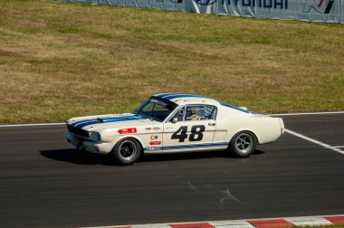 Çoğu, Çek Cumhuriyeti - 31 Ağustos 2025: Klasik yarış arabaları için Avrupa Kupası