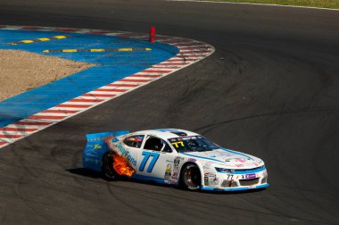 Çoğu, Çek Cumhuriyeti - 08 31 31 2025: Nascar yarış arabaları için Avrupa Kupası
