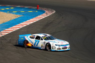 Çoğu, Çek Cumhuriyeti - 08 31 31 2025: Nascar yarış arabaları için Avrupa Kupası