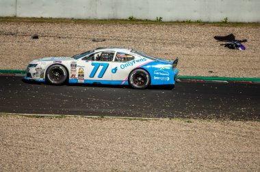 Çoğu, Çek Cumhuriyeti - 08 31 31 2025: Nascar yarış arabaları için Avrupa Kupası