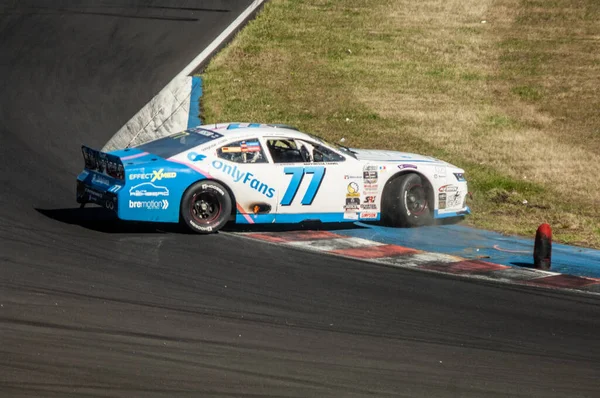 Çoğu, Çek Cumhuriyeti - 08 31 31 2025: Nascar yarış arabaları için Avrupa Kupası