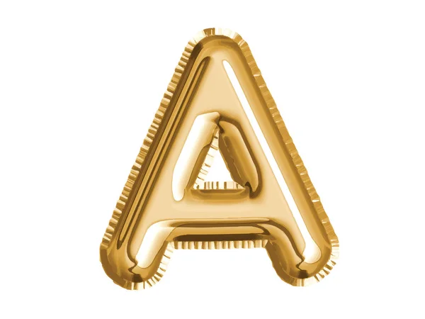 ベビー シャワーのための気球の黄金のアルファベットを祝うデコレーション パーティー — ストックベクタ