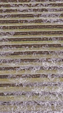 Dikey açık şelale merdiven dekorasyon arka Park