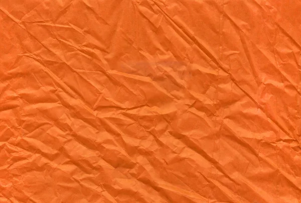 Halloween Orange Froissé Grungy Texturé Fond Papier Blanc — Photo