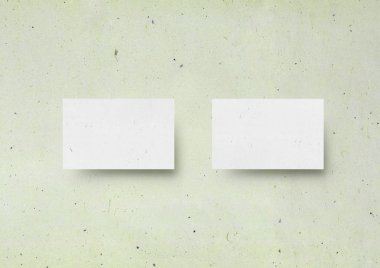 Kartvizit mockup şablon Japon yeşil pastel klasik Kağıt arka plan dokulu