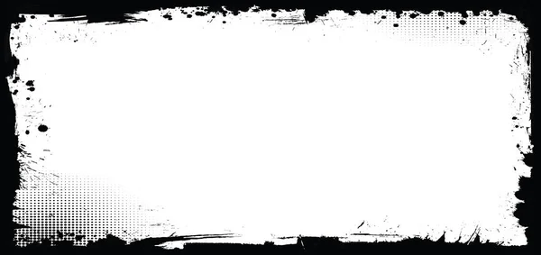 Οριζόντια διάνυσμα φόντο πανό Απόκριες με grunge περίγραμμα — Διανυσματικό Αρχείο