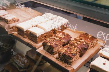 Kek kahve dükkanları görüntü birimi seçimi.