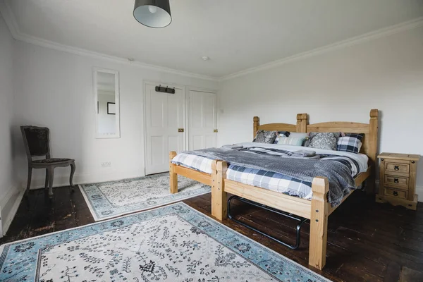 Rustic Styled Bedroom — Stock Photo, Image