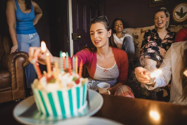 Time to Light the Candles — Stock Photo, Image