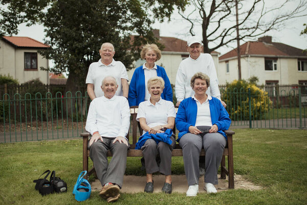 Senior Adults on a Bench