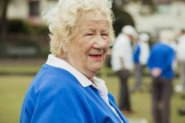 Close Up of Senior Woman