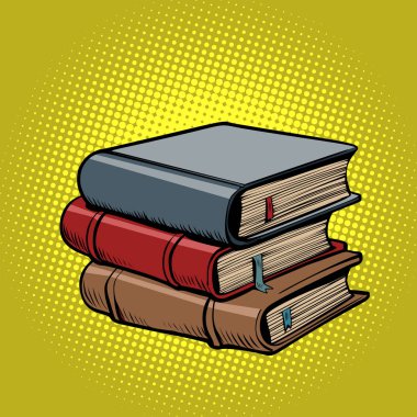 Bir yığın eski kitap