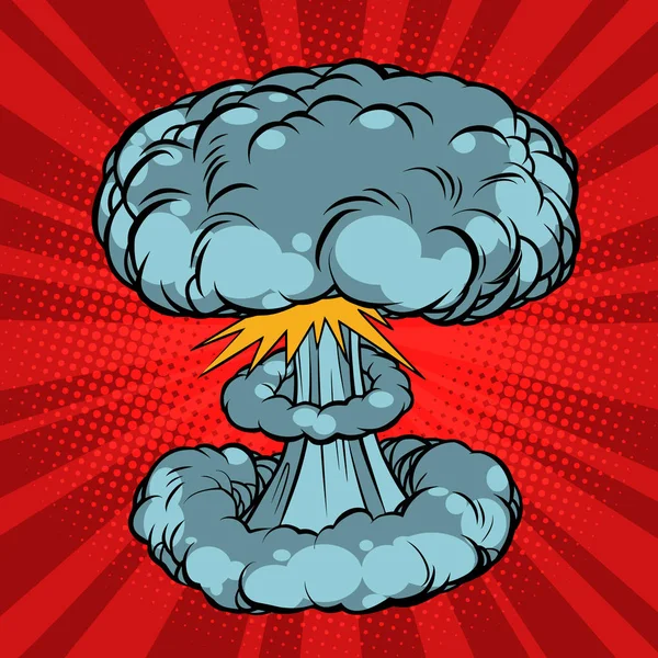 Ядерний вибух, війна — стоковий вектор
