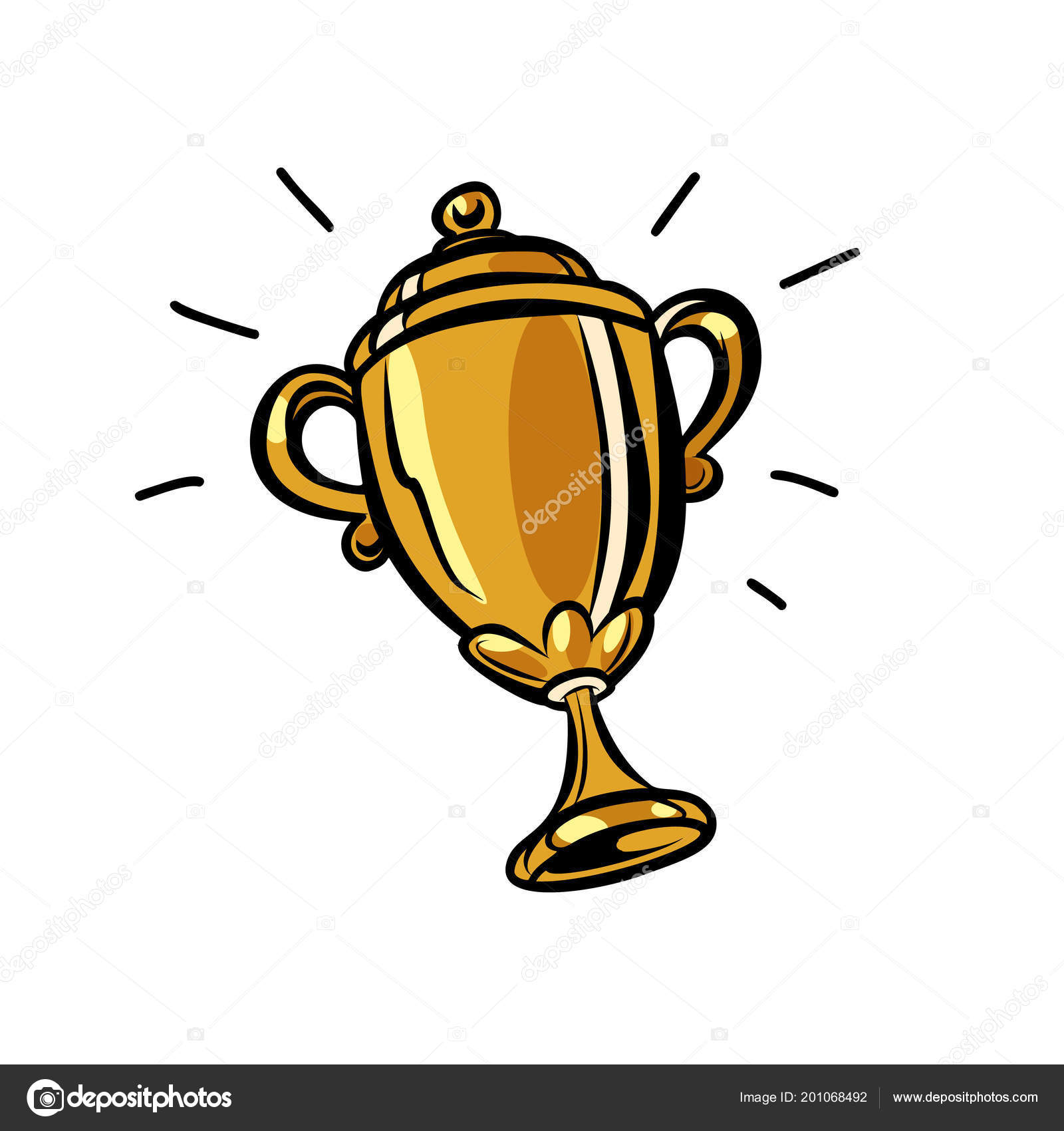Comic cartoon trophy Vector Art Stock Images | Depositphotos Comic cartoon trophy Vector Art Stock Images | Depositphotos